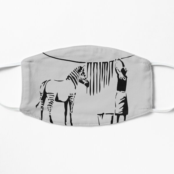 Banksy Zebra Masque sans plis