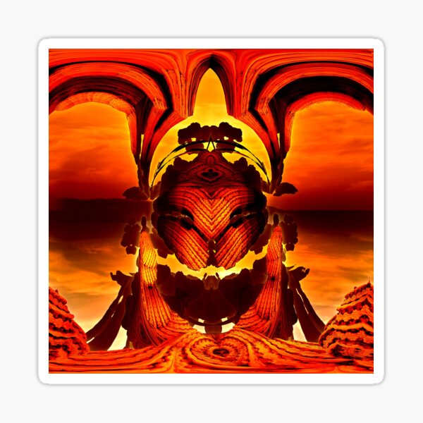 The Keeper Of The Water Passage by Spaced Painter Sticker