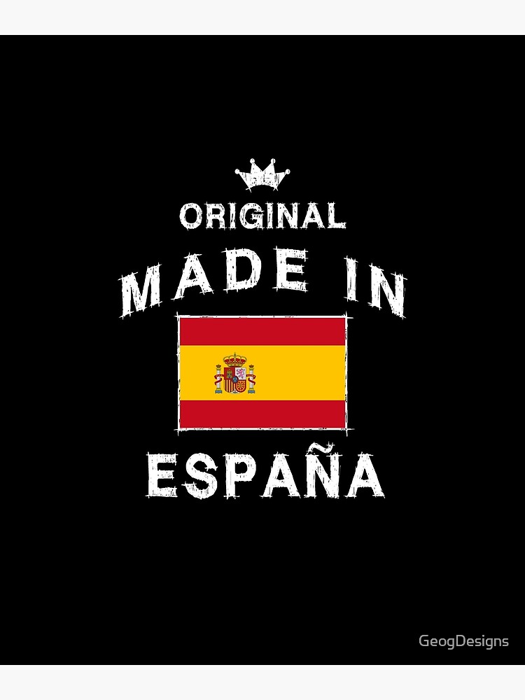 made-in-spain-flag-flag-birth-baby-poster-for-sale-by-geogdesigns