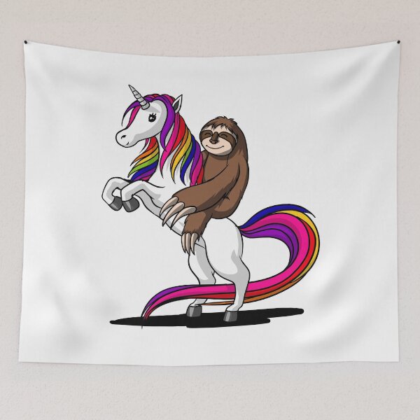 Item preview, Sloth Riding Unicorn  designed and sold by underheaven.