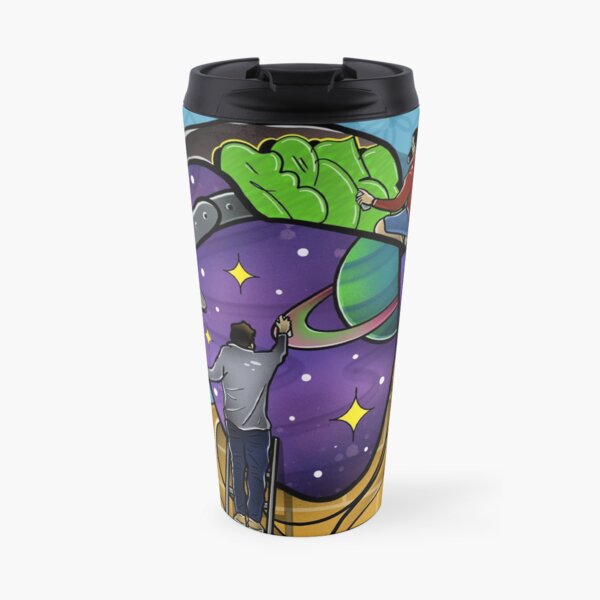 Space graff Travel Mug