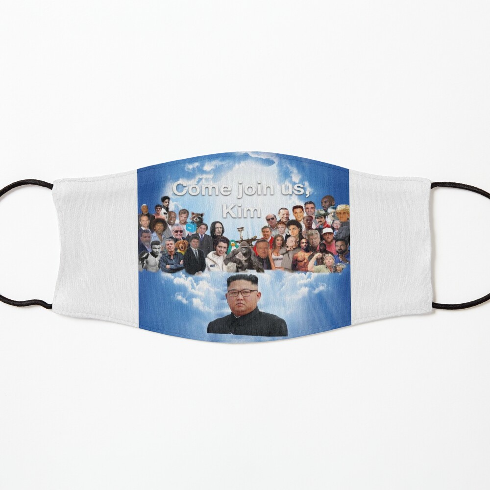 Kim Jong Un Welcome To Heaven Mask By Frantisekjirsa Redbubble - roblox kim jong un face