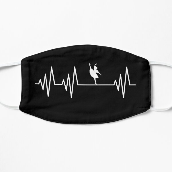 Ballet Dance Heartbeat T-Shirt Ballet Dance Girl Ballet Dance lovers Gift Mask