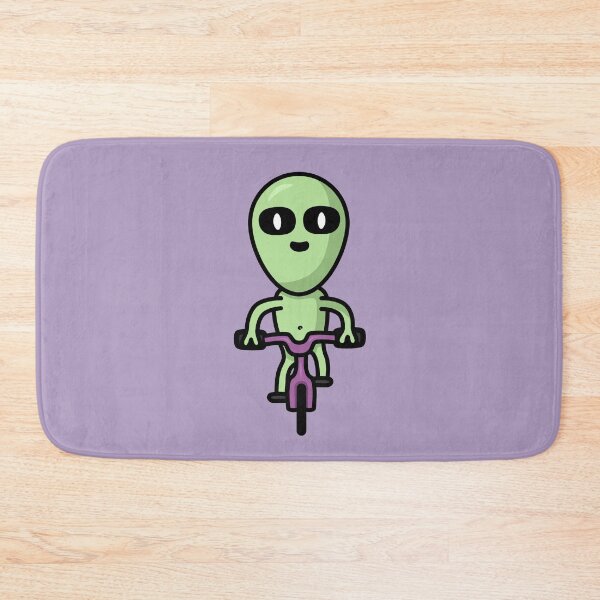 Item preview, Cute Alien Bike Riding designed and sold by hadicazvysavaca.
