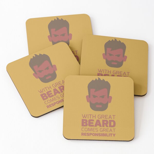 Item preview, With great beard, comes great responsibility designed and sold by bubbliciousart.