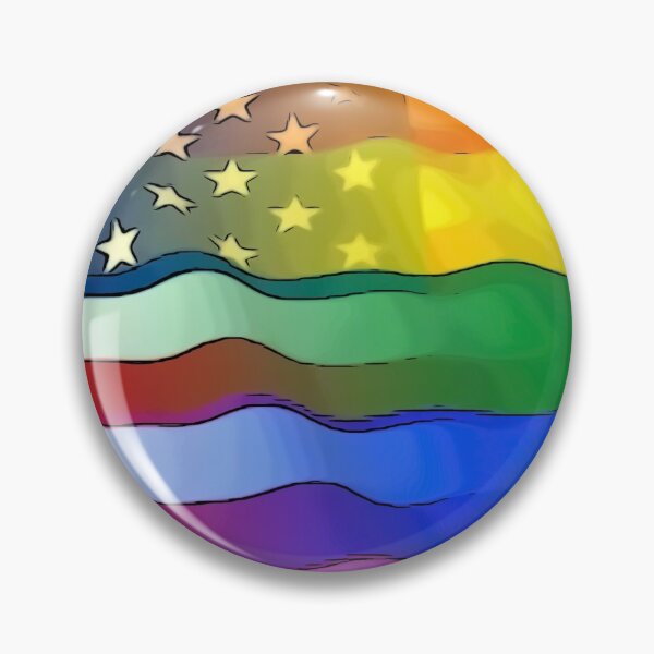 Item preview, Pride Rainbow American Flag designed and sold by The Fit.