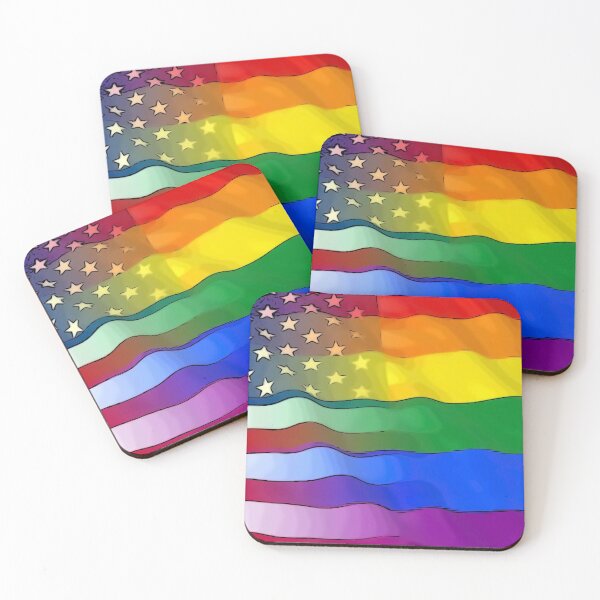 Item preview, Pride Rainbow American Flag designed and sold by The Fit.