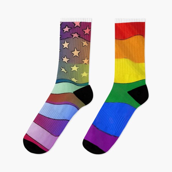 Item preview, Pride Rainbow American Flag designed and sold by The Fit.