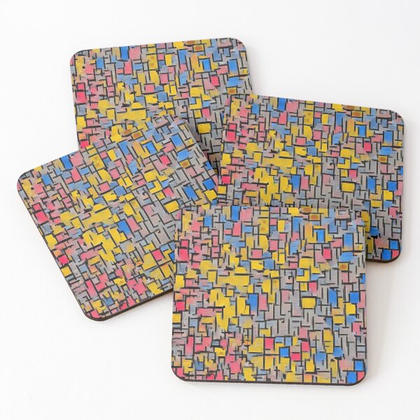 Item preview, Artsy geometric abstract pattern designed and sold by Joie-et-Poesie.