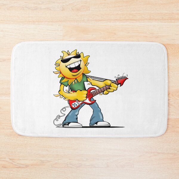 Item preview, Guitar Jammin' Sun Cartoon designed and sold by hobrath.
