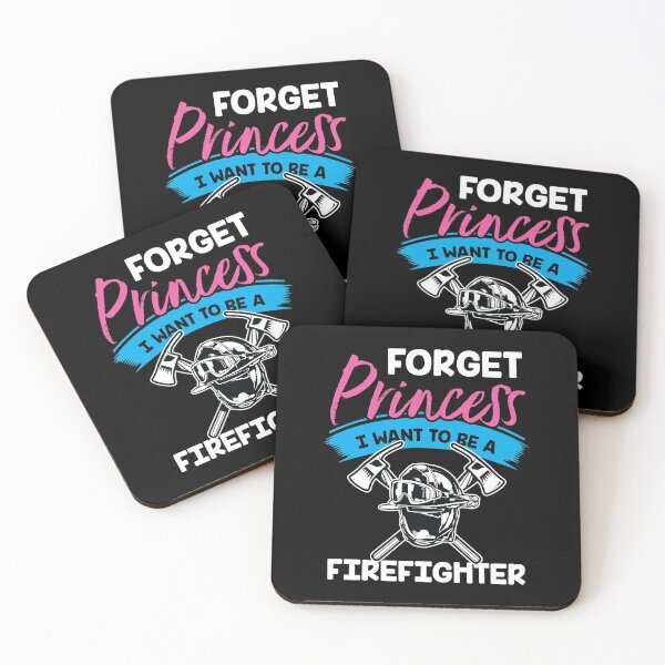 Item preview, Forget Princess I Want to Be a firefighter Shirt designed and sold by Orange Pieces.