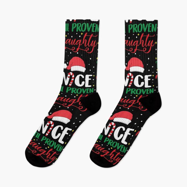 Item preview, Nice 'Til Proven Naughty Christmas Santa List Xmas Gift designed and sold by haselshirt.