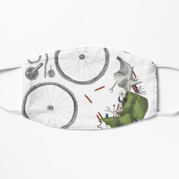 Bike's flatlay Kleine Maske