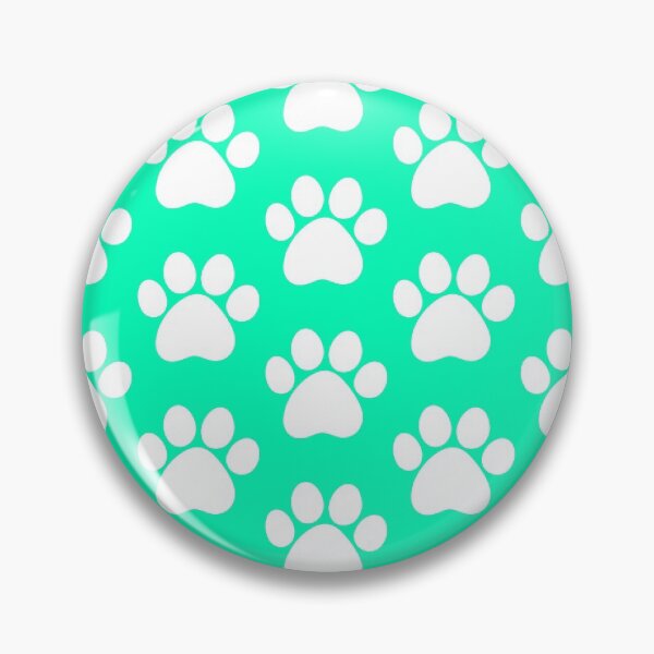 Item preview, Dog Paw Print - Seafoam Green designed and sold by Meliafroggy.