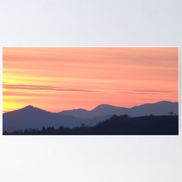Item preview, Mountain sunset designed and sold by Ian Middleton.