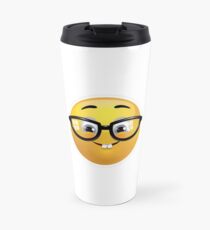 Nerd Emoji Travel Mug