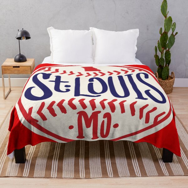 Artikel-Vorschau von St. Louis Missouri Handgezeichnete Baseball-Typografie-Kunst, designt und verkauft von thegoodwordsco.