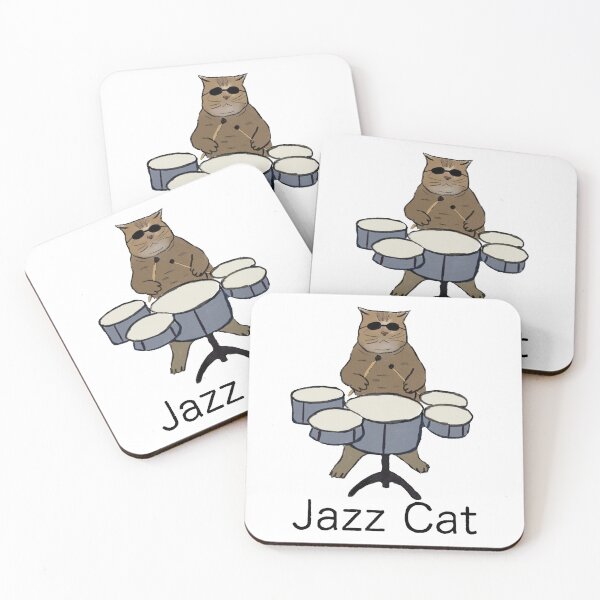 Item preview, Jazz cat with glasses designed and sold by Thatartgirl101.