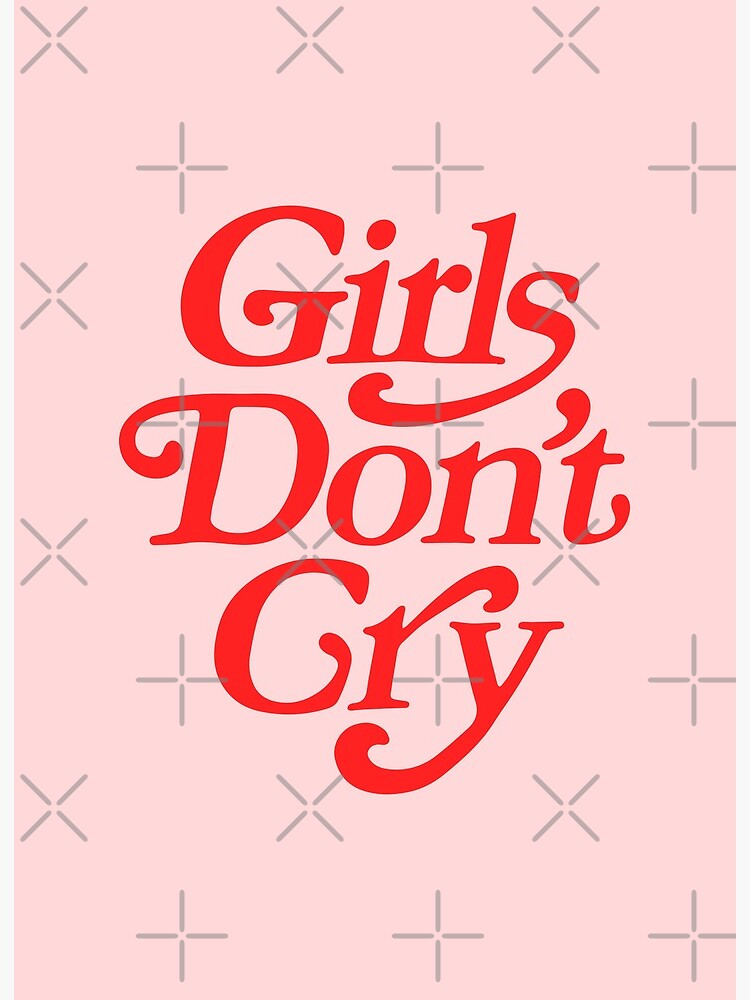 Girls Don't Cry | Art Board Print