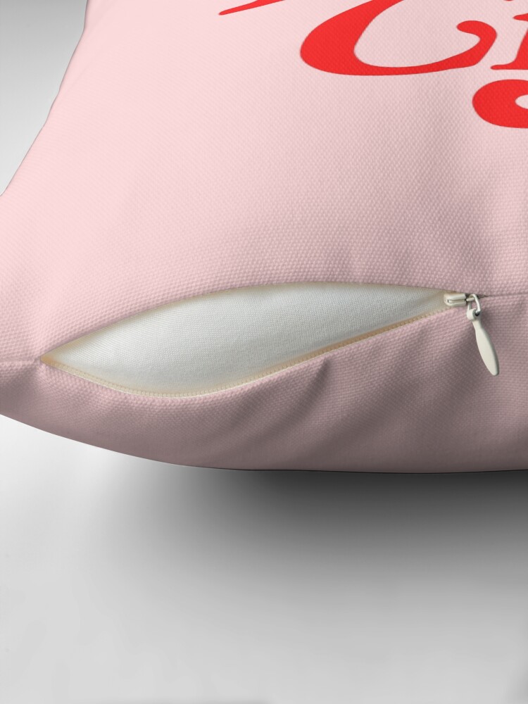 Girls-Dont-Cry-Logo-Pillow-Red