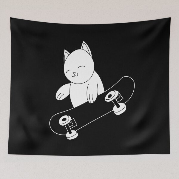 Item preview, Silly Cat Skateboarding designed and sold by palaco210.