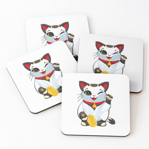 Item preview, Maneki Neko, the lucky cat designed and sold by Lesanneesrecre.