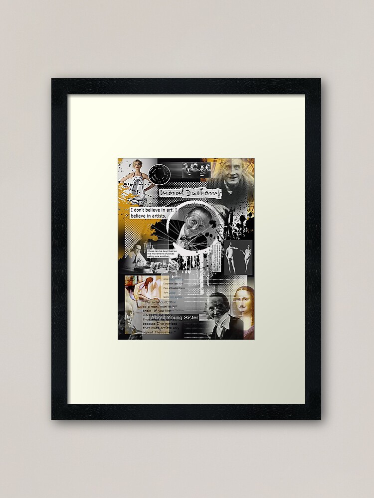 Alternate view of duchamp Framed Art Print