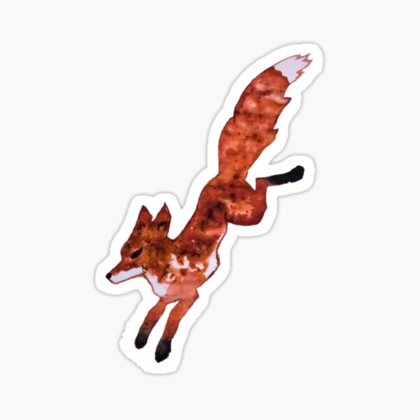 Saoirse the Fox Sticker