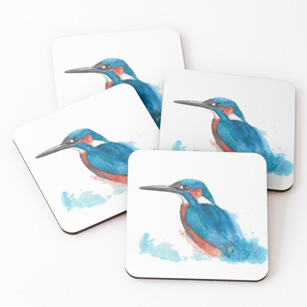 Item preview, Kingfisher in Watercolour designed and sold by ElleJayArts.