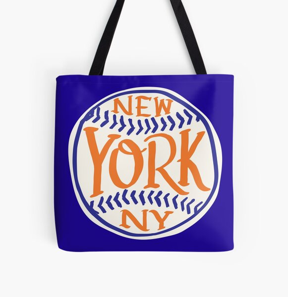 Queens New York Hand Drawn Script Baseball Design