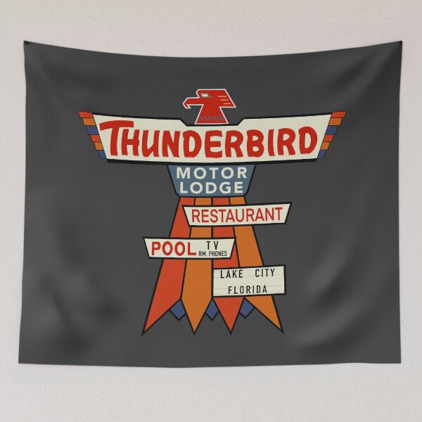 Item preview, The Vintage Thunderbird Motel Sign designed and sold by rogue-design.
