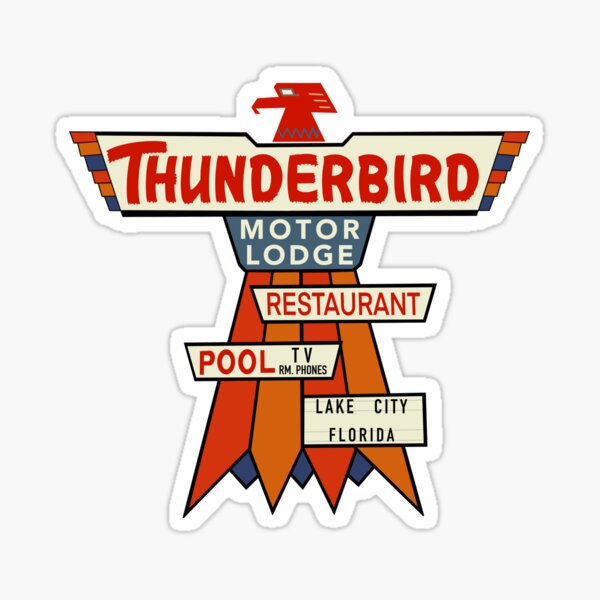 Item preview, The Vintage Thunderbird Motel Sign designed and sold by rogue-design.