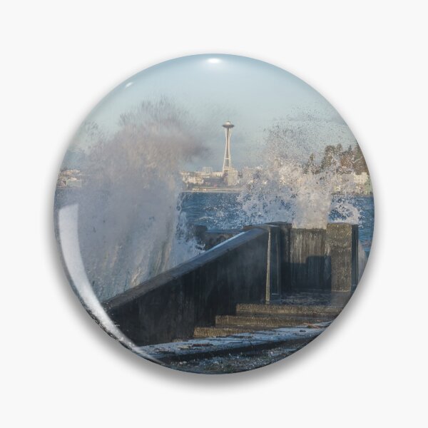 Item preview, Alki Beach Shore Break designed and sold by georgecolephoto.