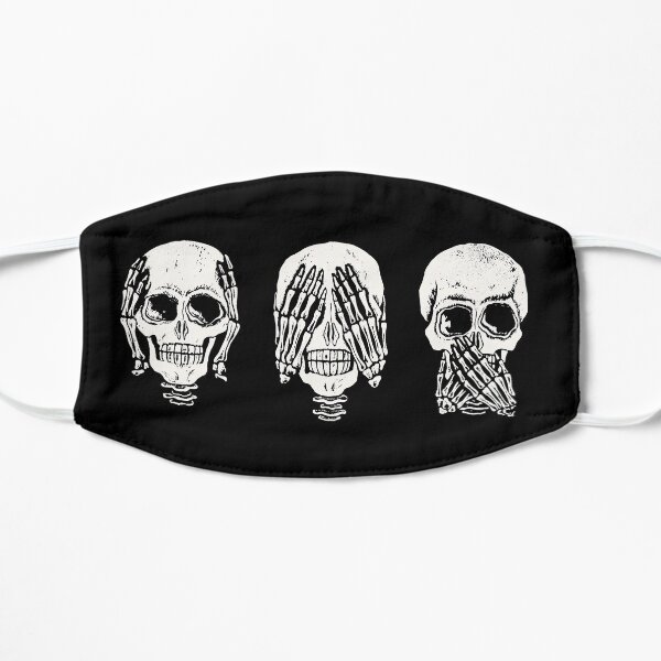 Hear No Evil ! See No Evil ! Speak No Evil ! Flat Mask