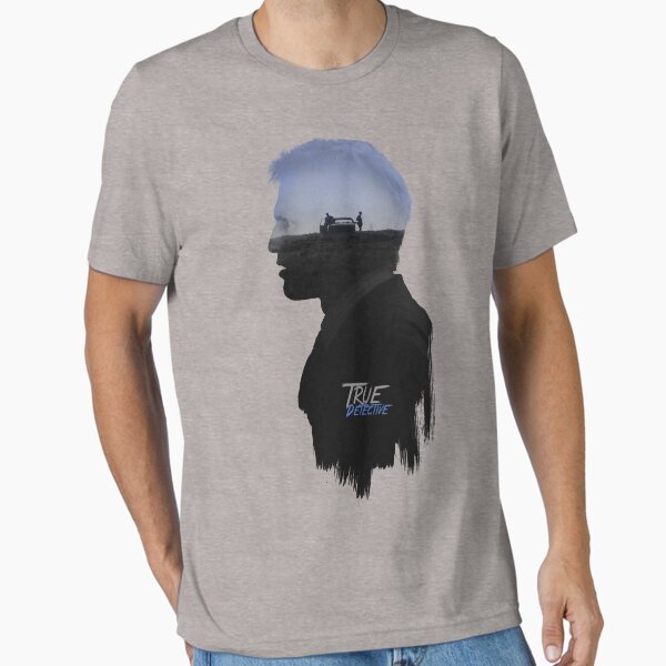 Vista previa del artículo con la obra «True Detective 'Hart' Tee», diseñado y vendido por Undeniable.
