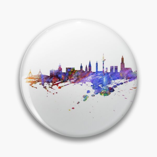 Item preview, Hamburg Skyline designed and sold by DerNerd.