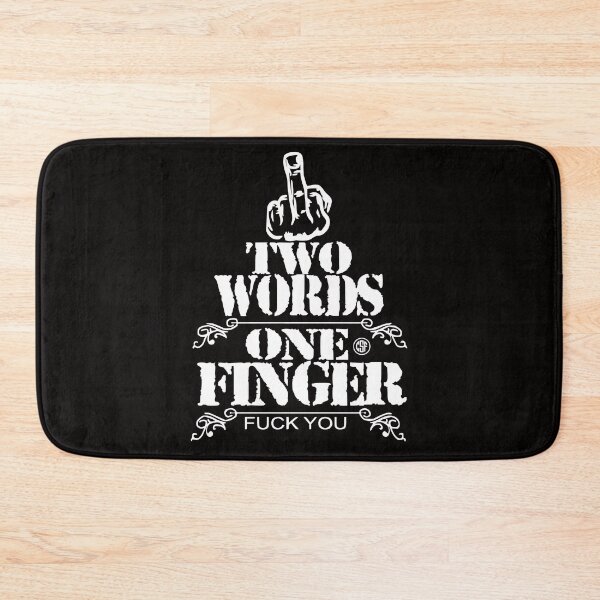 Item preview, TWO WORDS ONE FINGER designed and sold by crazy-s-factory.