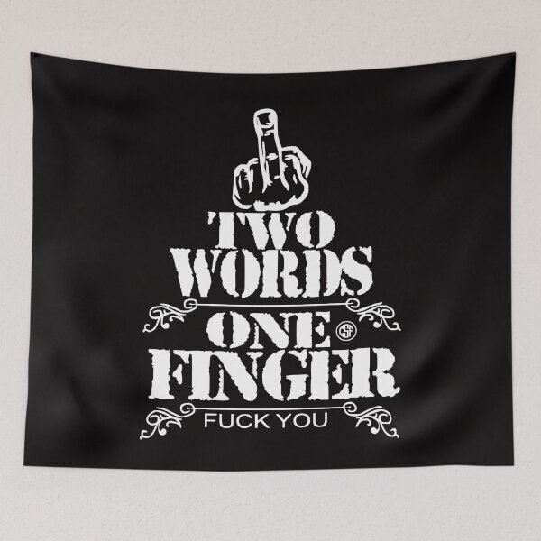 Item preview, TWO WORDS ONE FINGER designed and sold by crazy-s-factory.