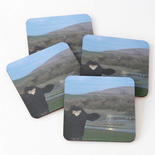 Item preview, Full moon in The Burren with a laughing cow designed and sold by Antoinette Hensey.