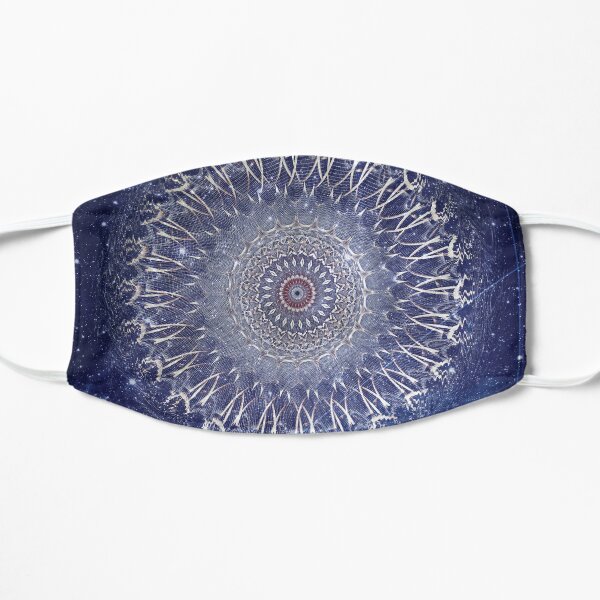 Wormhole - Abstract Space Mandala Flat Mask