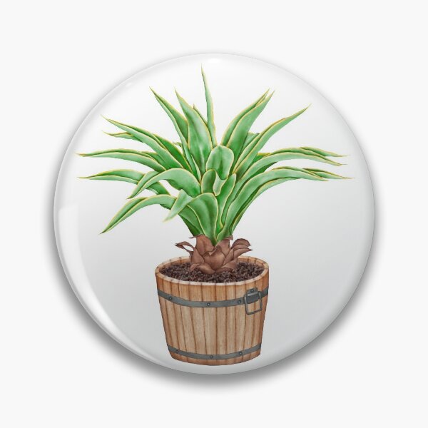 Item preview, Watercolor Illustration of a Agave designed and sold by iswenyi.