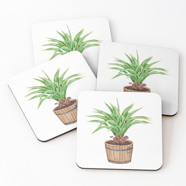 Item preview, Watercolor Illustration of a Agave designed and sold by iswenyi.