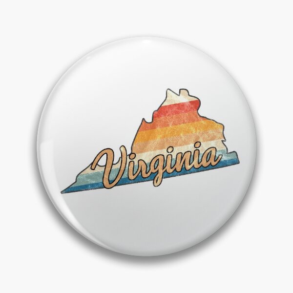 Artikelvorschau, Virginia State | Colorful Retro 70s Design entworfen und verkauft von PraiseQuotes.