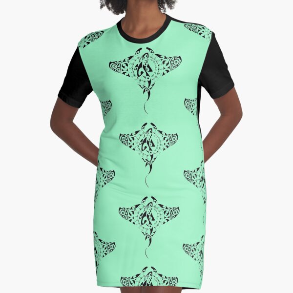 mantaray green dress