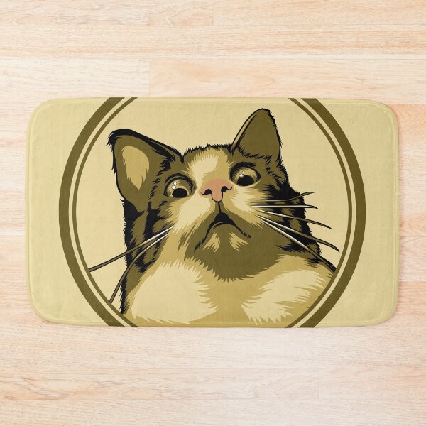 Item preview, Shocked Cat Meme designed and sold by FinestMeme.