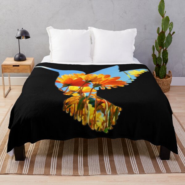 Item preview, Hummingbird Silhouette Flower Cutout designed and sold by nickp1480.