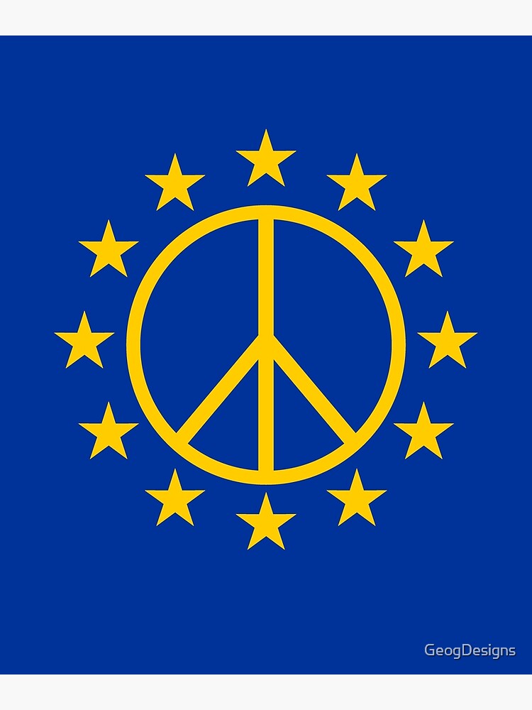 Carte de vœux avec l'œuvre « L'UE étoiles l'Europe drapeau