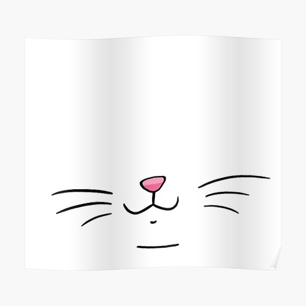 Posters Sur Le Theme Visage De Chat Bouche Redbubble