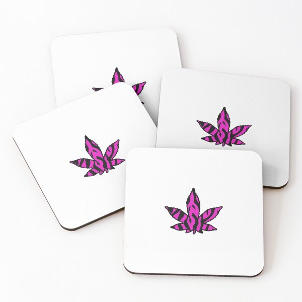 Item preview, Pot Leaf Weed Pink Zebra Design designed and sold by rossandrews.