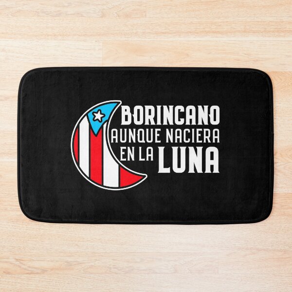 Item preview, Borincano Aunque Naciera en la Luna Puerto Rico Flag designed and sold by inkedtee.